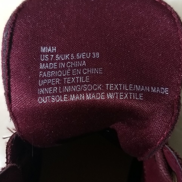 Dark Raspberry Booties - Picture 5 of 6